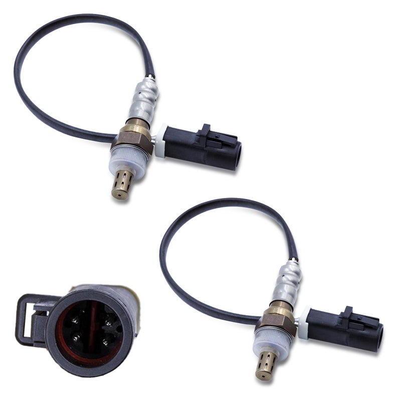 HHGKPVX O2 Oxygen Sensor 15717 Downstream Upstream Compatible with 19902014 Ford F150 F250 F350 Ranger Explorer Escape E150 E250 Mazda Lincoln Mercury Jaguar Oxygen Sensors 15716 15664 2Pcs - Image 2
