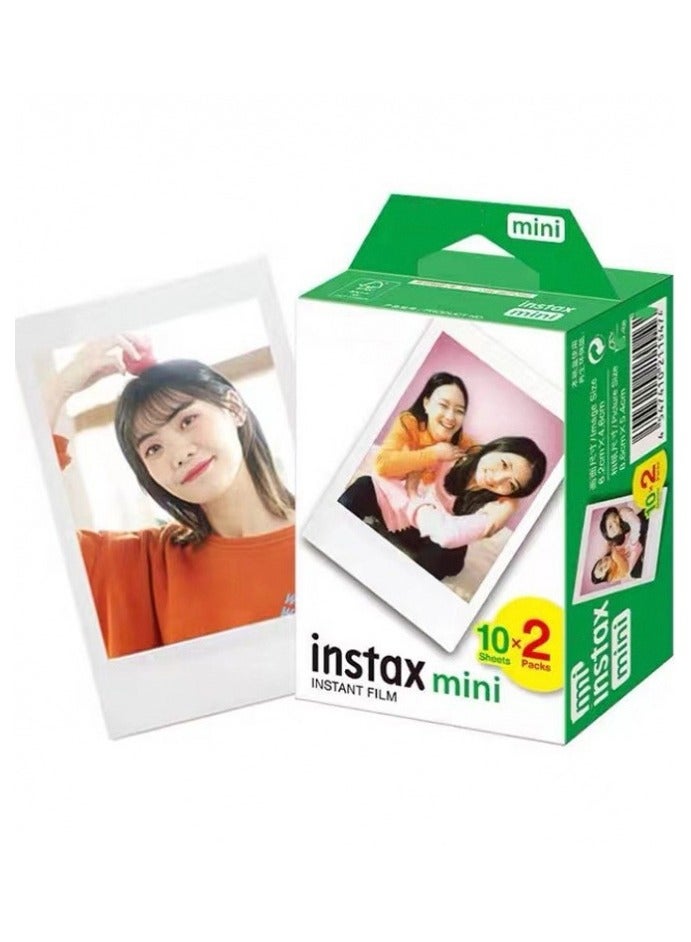Generic 20-Sheet Instax Film Photo Paper，Camera film album, 1 storage velvet bag - Image 2