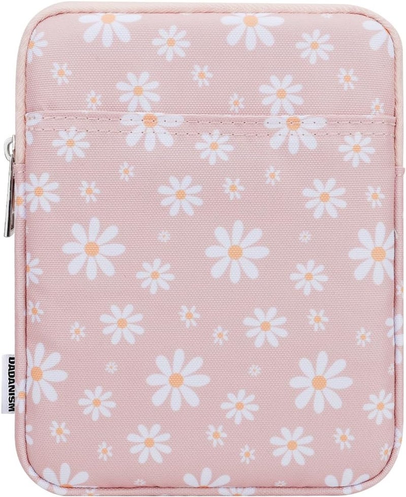 Dadanism Protective Case 6-7 Inches for New 7" K-indle P-api Kindle Colorsoft Signature Edition, 6" K-indle 11th Generation, 6" Kobo Clara BW, Electronic Reader K-indle Oasis, Light Pink - Image 1