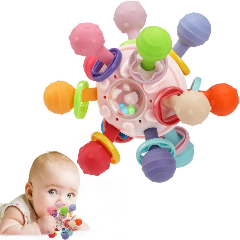 TOHIBEE Baby Montessori Sensory Toys for 0-6 6-12 Months, Baby Teether Teething Toys for Babies 0 3 6 9 12 18 Months, Newborn Infant Learning Developmental Toys Gifts for 1 2 Year Old Boys Girls - Image 1