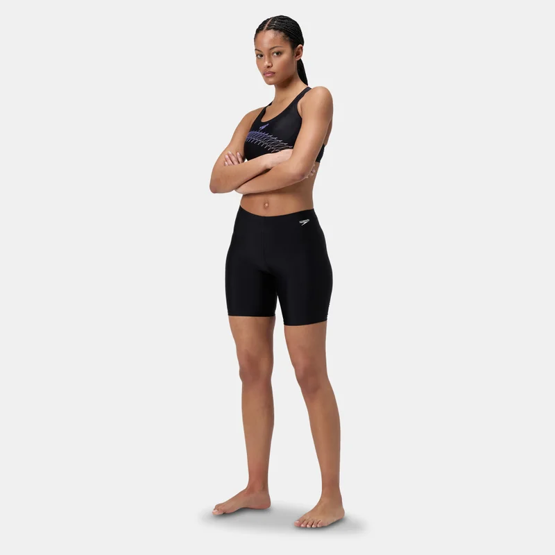 speedo Black Women's Solid Swimming Shorts for Women | Best Price UAE