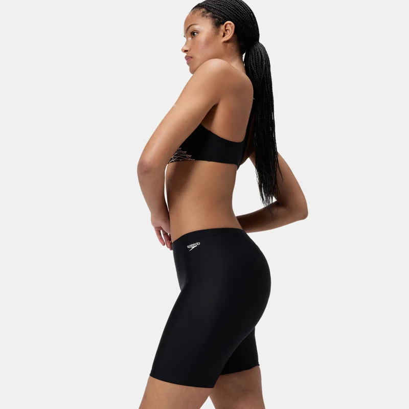 speedo Black Women's Solid Swimming Shorts for Women | Best Price UAE
