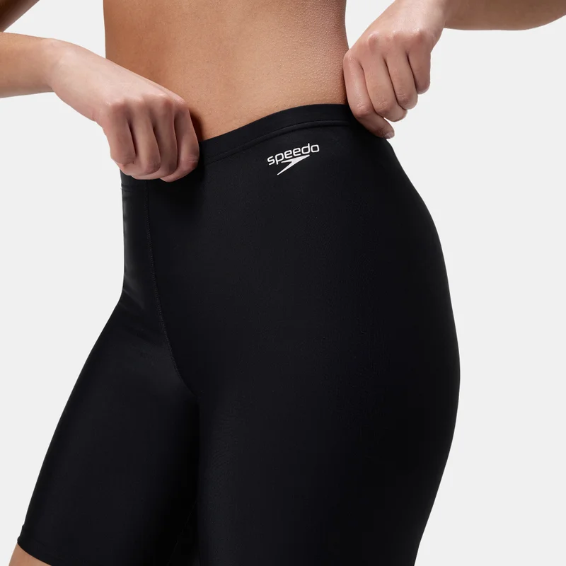 speedo Black Women's Solid Swimming Shorts for Women | Best Price UAE