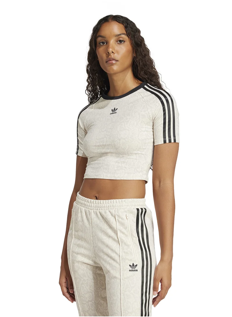 adidas Originals Snakeskin 3 Stripe Baby T-Shirt