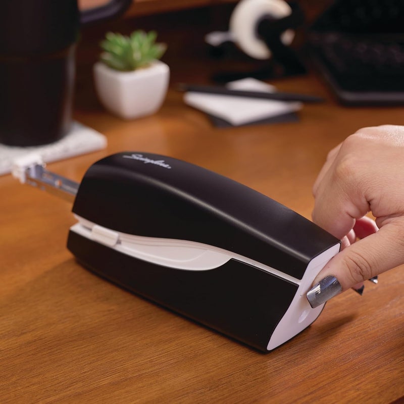 Swing Line Electric Stapler, 20 Sheet Capacity, Portable, Full Strip, Plug In or Battery, Black (48200) - Image 5