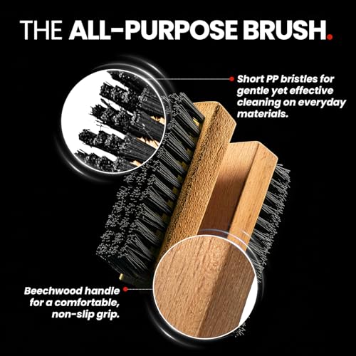 SHOEGR Standard Shoe Cleaning Kit with Microfiber Towel | White Shoes Cleaner | Sneaker Cleaning Solution with All-Purpose Shoe Brush | Sports & Daily Footwear Cleaner - Image 3