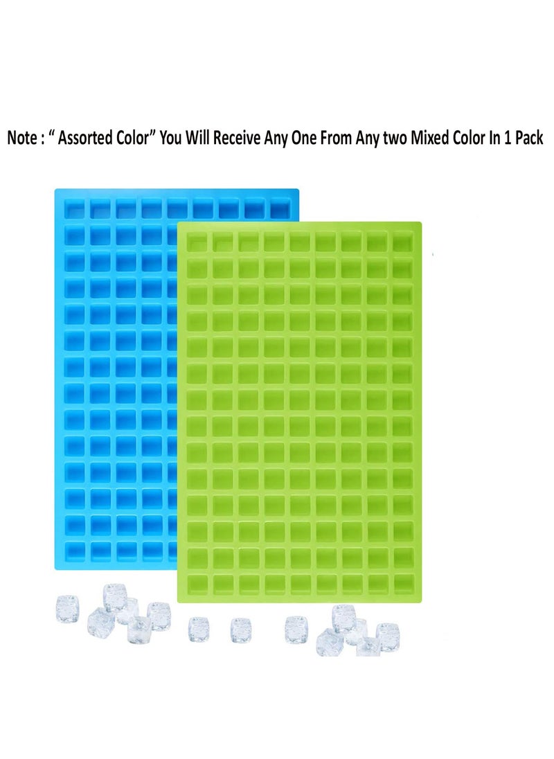 Karp KARP Silicone Mold, 126-Cavity Square Mini Chocolate Molds for Making Homemade Chocolate Hard Candy Ice Cube Non-Stick for Gummies, Hard Candies, Jellies, Caramels-Assorted Color  - Image 3