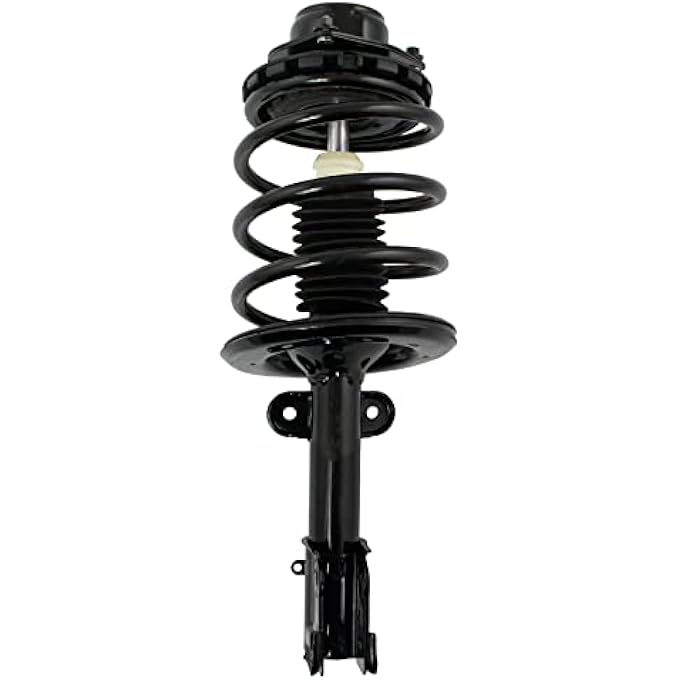 TRQ Front Right Complete Strut  Coil Spring Assembly Passenger Side Compatible With 19962000 Chrysler Town  Country 2000 Voyager Dodge Caravan Grand Caravan Plymouth Grand Voyager - Image 3