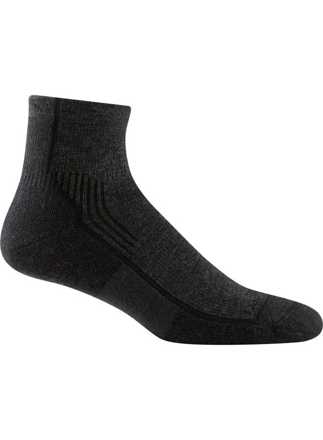Darn Tough Tough (Style 1959) Men's Hiker 1/4 Midweight with Cushion Sock (Onyx, X-Large) - Image 1