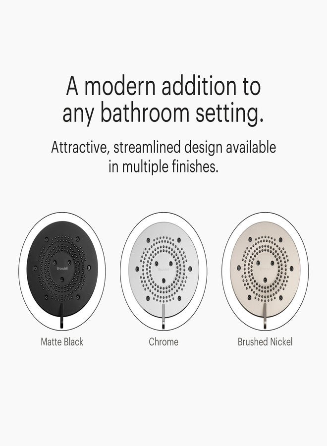 Brondell Nebia Yuba Fixed Shower Head, 5- Setting, Precision Nozzle, Chrome - Image 4