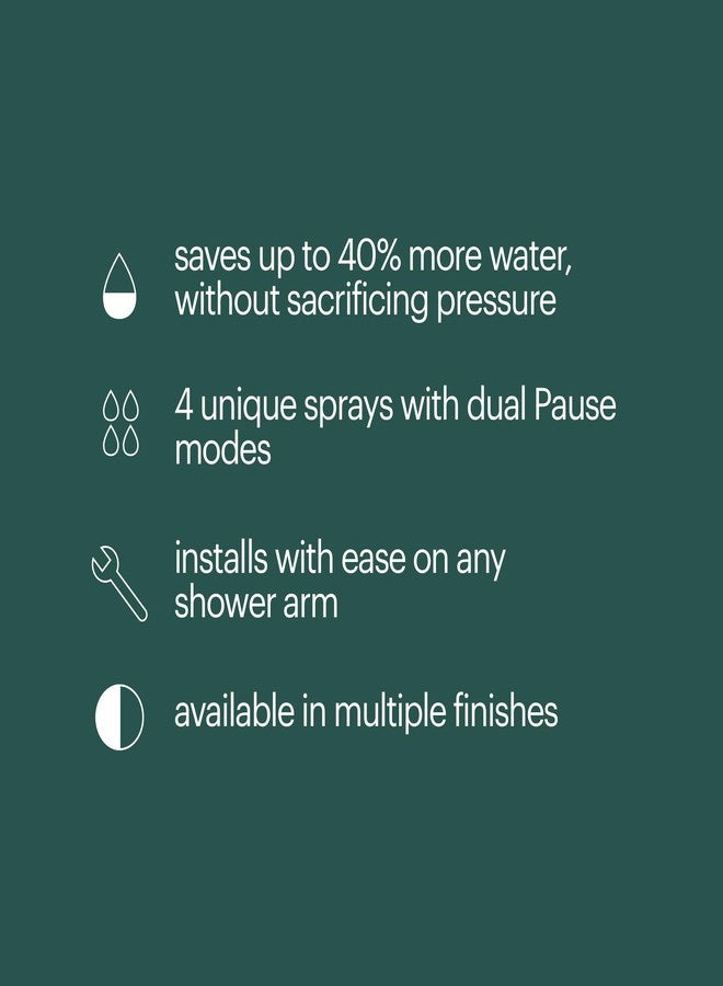 Brondell Nebia Yuba Fixed Shower Head, 5- Setting, Precision Nozzle, Chrome - Image 3