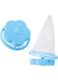 S INDIA MART Washing Machine Floating Lint Mesh Bag Net Hair Filter Remover Net Pouch Hair Catcher Lint Catcher for Household Tool Pack of 3