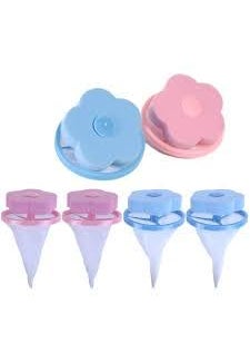 S INDIA MART Washing Machine Floating Lint Mesh Bag Net Hair Filter Remover Net Pouch Hair Catcher Lint Catcher for Household Tool Pack of 3