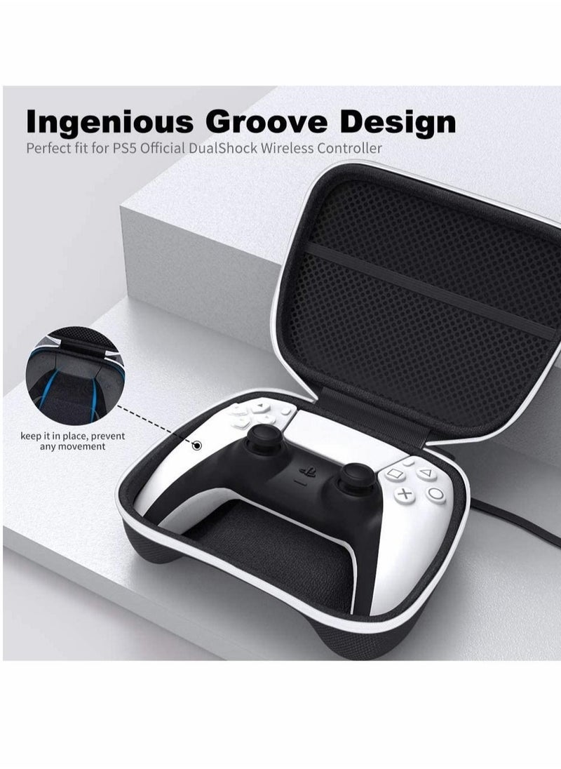Excefore - Storage Bag Compatible with PS5 Controller, Carrying Case Pouch - Image 1