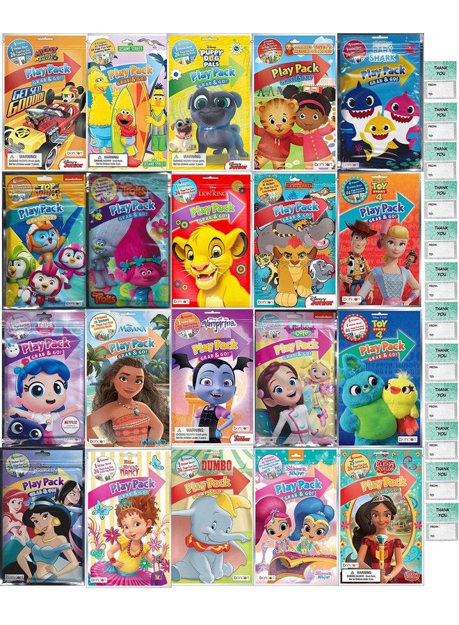 Bendon Publishing Play Pack Grab And Go Assorted Set For Toddlers Boys And Girls (12 Different Packs Guaranteed) Great For Party Favors & Supplies - Image 1