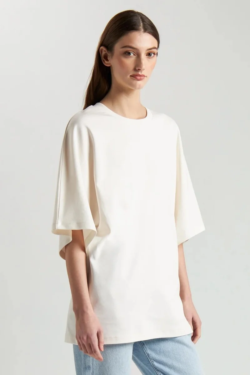 Ag Jeans Effortless Oversized Dark Cotton T-Shirt