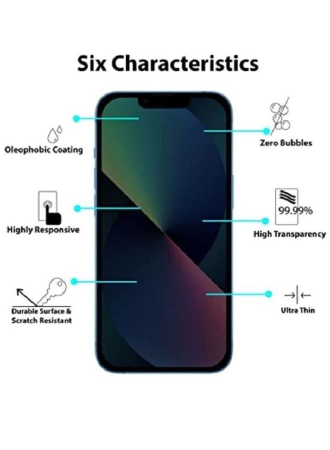 Anti-Spy Full Coverage Privacy Tempered Glass Distinctive High End Screen Protector For Iphone 13 Mini - Image 2