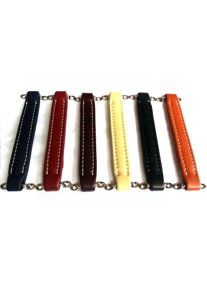 MA Multicolor Chassis Handle With Screw Large Speaker Audio Leather European Style Handle Leather Handle - Image 3