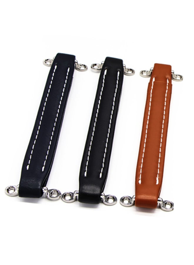 MA Multicolor Chassis Handle With Screw Large Speaker Audio Leather European Style Handle Leather Handle - Image 4
