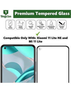 HuHa Xiaomi Mi 11 Lite/Mi 11 Lite 5G Screen Protector,[Easy Installation][Bubble Free] [Case Friendly] [Anti-Scratch],[ Anti-Fingerprint]  - Image 3