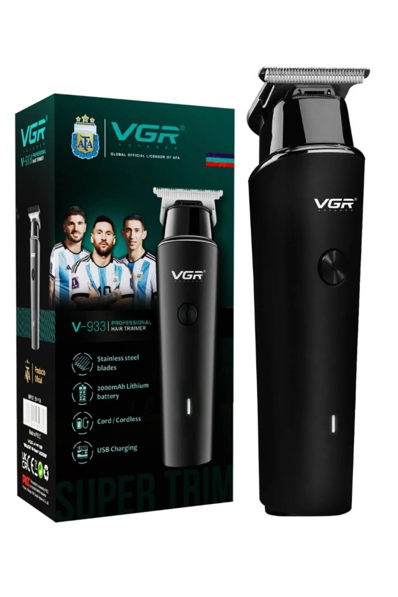مقص الشعر واللحية الاحترافي VGR V-933 - لاسلكي وقابل لإعادة الشحن - Image 1