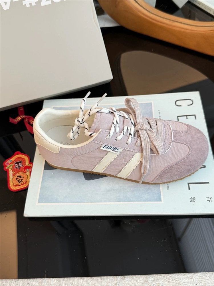 Women's Casual Sneakers with Soft Leather Upper, Lightweight and Breathable - Image 2