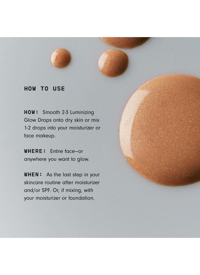 Versed - Versed Mood Lighting Luminizing Glow Drops, Sheer Golden - Liquid Highlight & Bronzing Drops with Illuminating Light-Reflecting Pigments - Antioxidants & Hydrating Hyaluronic Acid - Vegan (1 fl oz) - Image 1