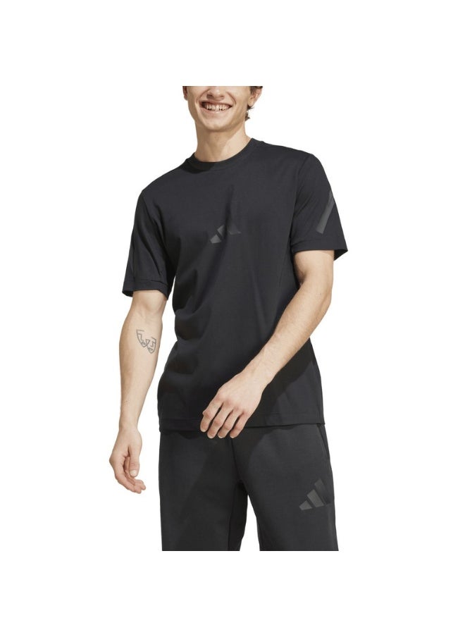 Adidas adidas M Z.N.E. TEE Black Training T-SHIRTS for Men - S/S  - Image 4