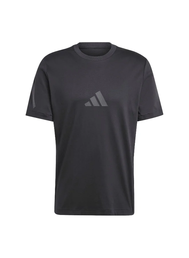 Adidas Adidas M Z.N.E. Tee Black Training T-Shirts For Men XS