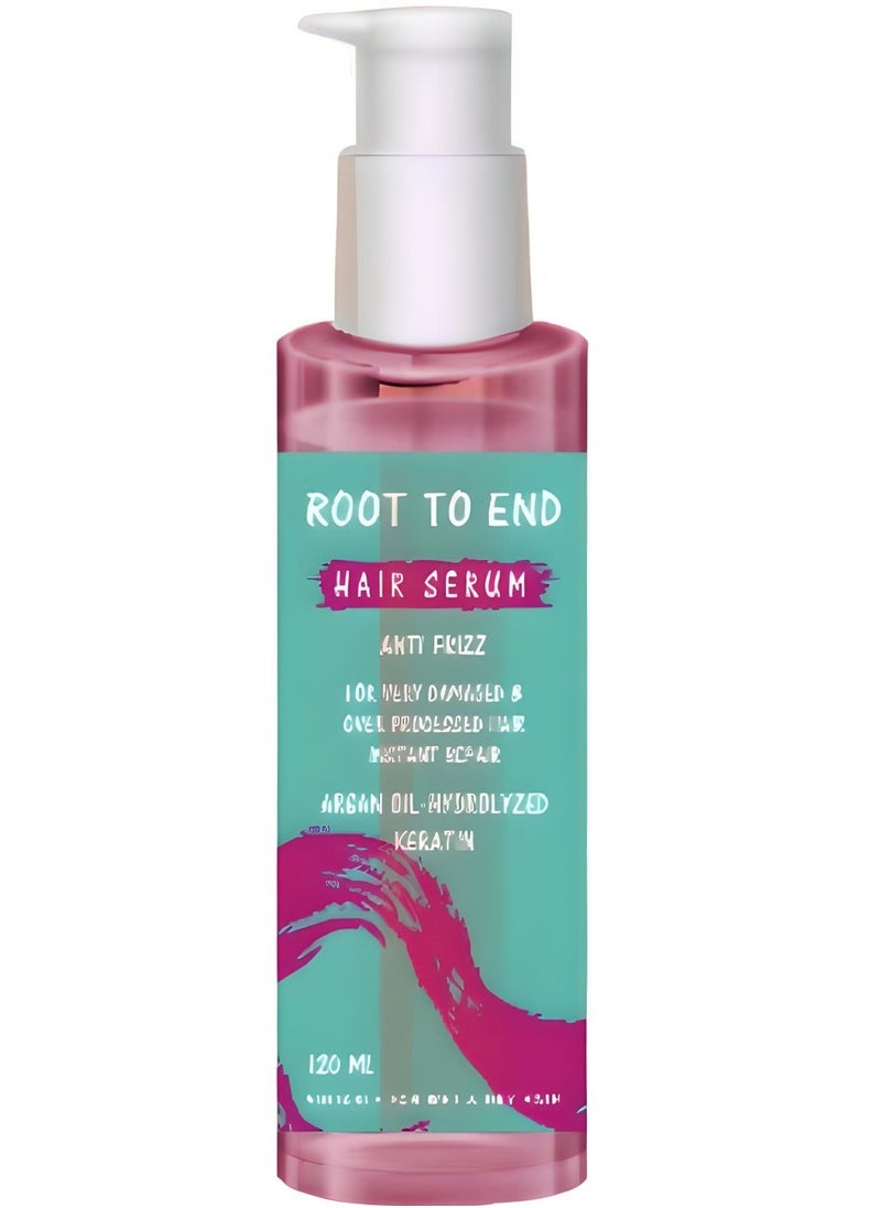 Root To End Hair Serum Anti‑Frizz for Very Damaged & Over‑Processed Hair (120 ml)