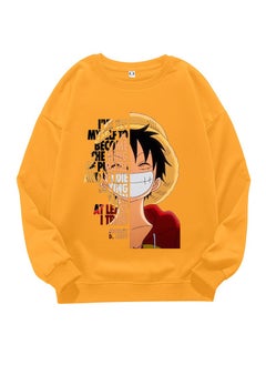 KUYING New One Piece Casual Loose Round Neck Hoodie  - Image 1