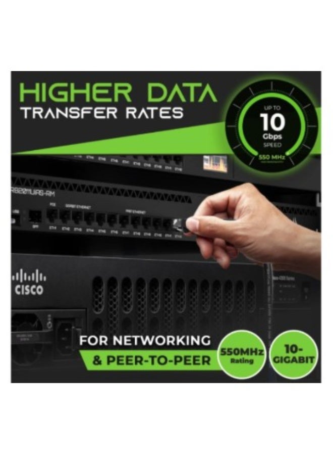 Haing Ethernet Cable HI-LCC11-0.5M Cat 6 26 AWG 10/100/1000 1 Gbps Ethernet Cable 0.5M - Image 3