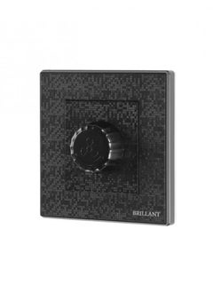BRILLANT 3pcs 250 Watt Fan Switch, Black Brilliant 
