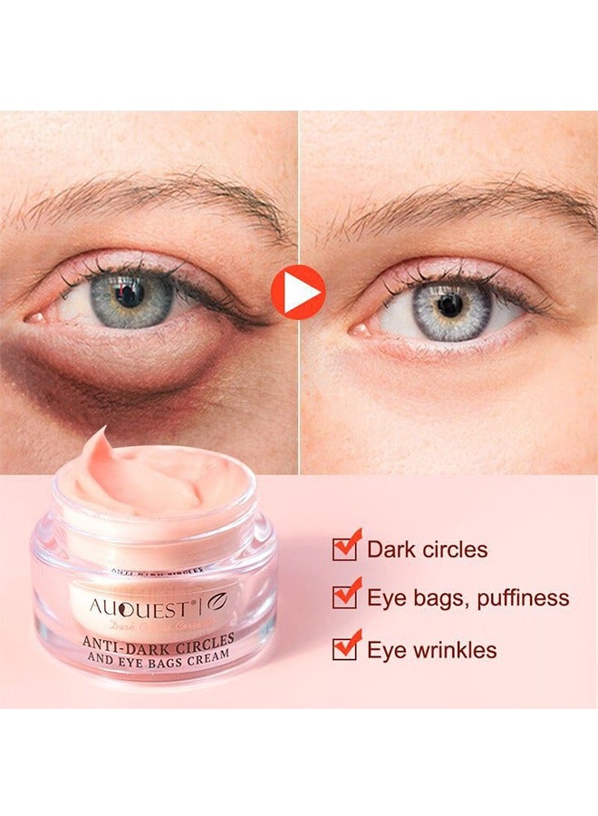 AuQuest Anti Dark Circles And Eye Bags Cream , Fade Dark Circles, Remove Fine Lines and Eye Bags, Anti-Wrinkle Anti-Aging Firming Brighten Skin Cream, Eye Care Cream 20g - Image 3