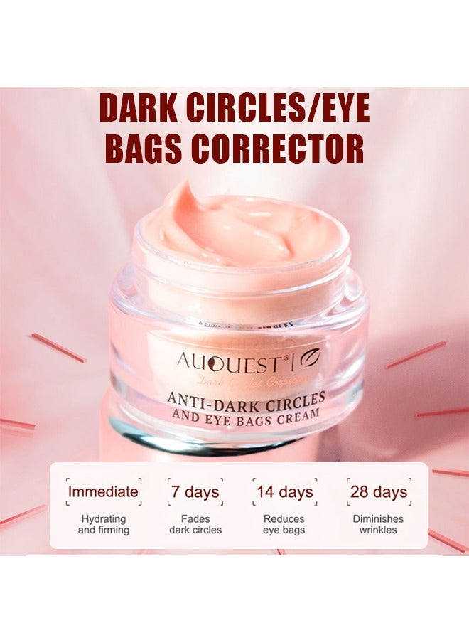 AuQuest Anti Dark Circles And Eye Bags Cream , Fade Dark Circles, Remove Fine Lines and Eye Bags, Anti-Wrinkle Anti-Aging Firming Brighten Skin Cream, Eye Care Cream 20g - Image 4