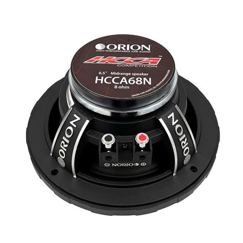 Orion مكبر صوت ميد رينج أوريون HCCA68N سلسلة HCCA 6.5 بوصة عالي الكفاءة من النيوديميوم، 1400 واط أقصى طاقة، 350 واط RMS، 8 أوم، 1.5 بوصة لفائف صوت - نظام صوتي احترافي عالي الإخراج للسيارات، مكبر صوت عالي الجودة (زوج) - Image 5