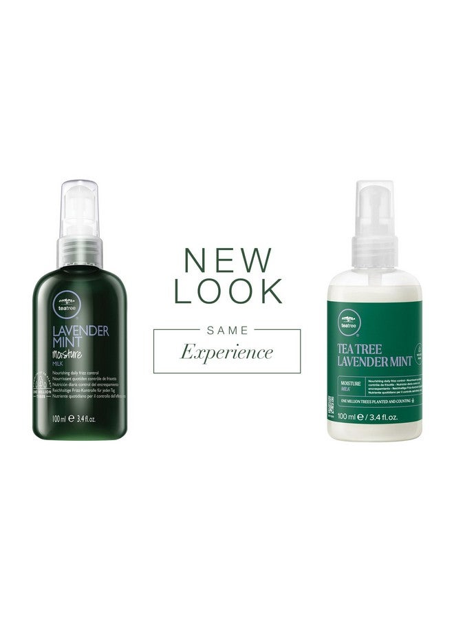 Tea Tree Lavender Mint Moisture Milk, Leave-In Conditioner, For Coarse, Curly + Dry Hair, 3.4 fl. oz. - Image 2