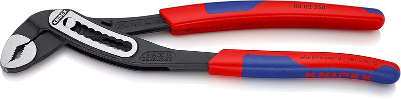 KNIPEX 88 02 250 Alligator Water Pump Pliers - 250 mm with Slim Multi-Component Grips - Image 1