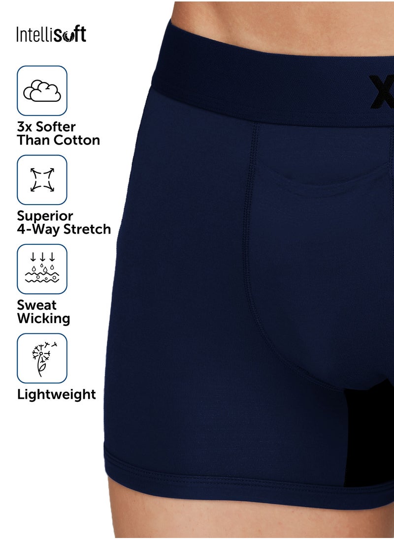 XYXX - Pack of 3 Dualist Intellisoft Micro Modal Color Blocked Colorblock Men Trunk - Image 1