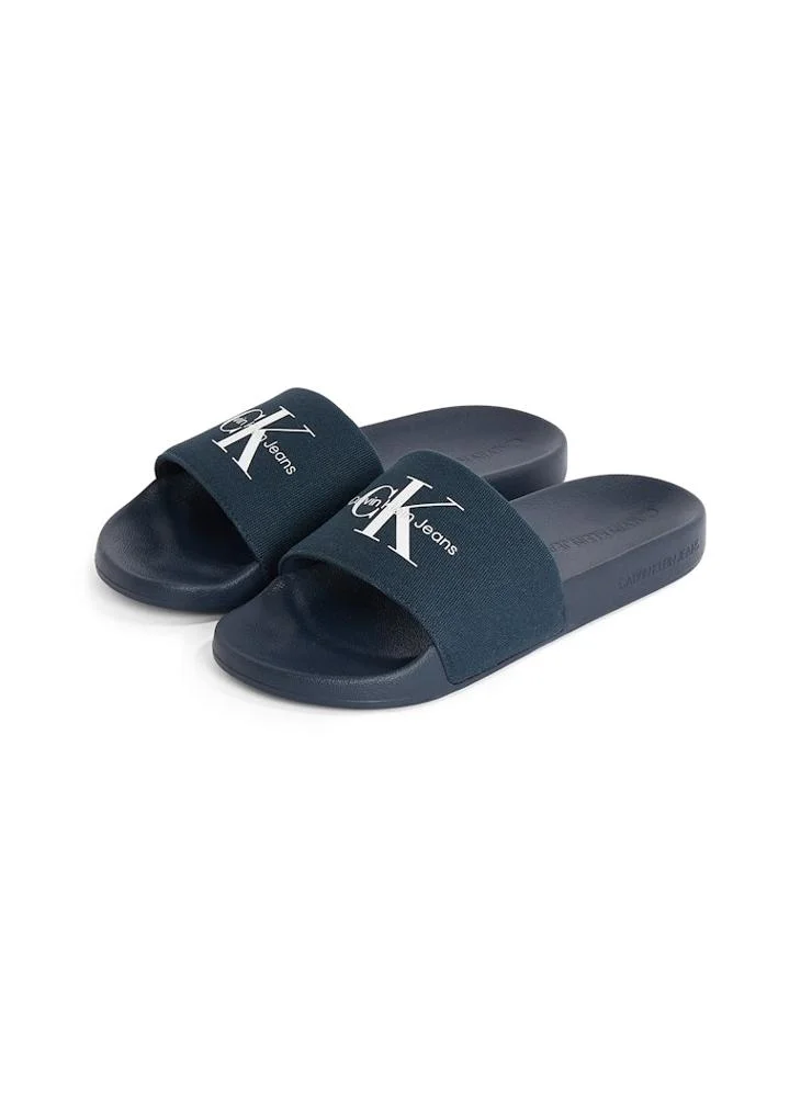 Calvin Klein Jeans Monogram Casual Slides