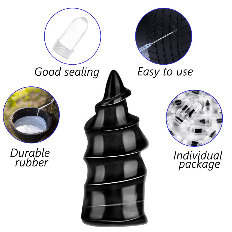 NACHLYNN 50 Pcs Tire Repair Nails Self-Tapping Rubber Screw Tool Self-Service Tire Repair Plugs Nail for Car Motorcycle Truck - Image 3