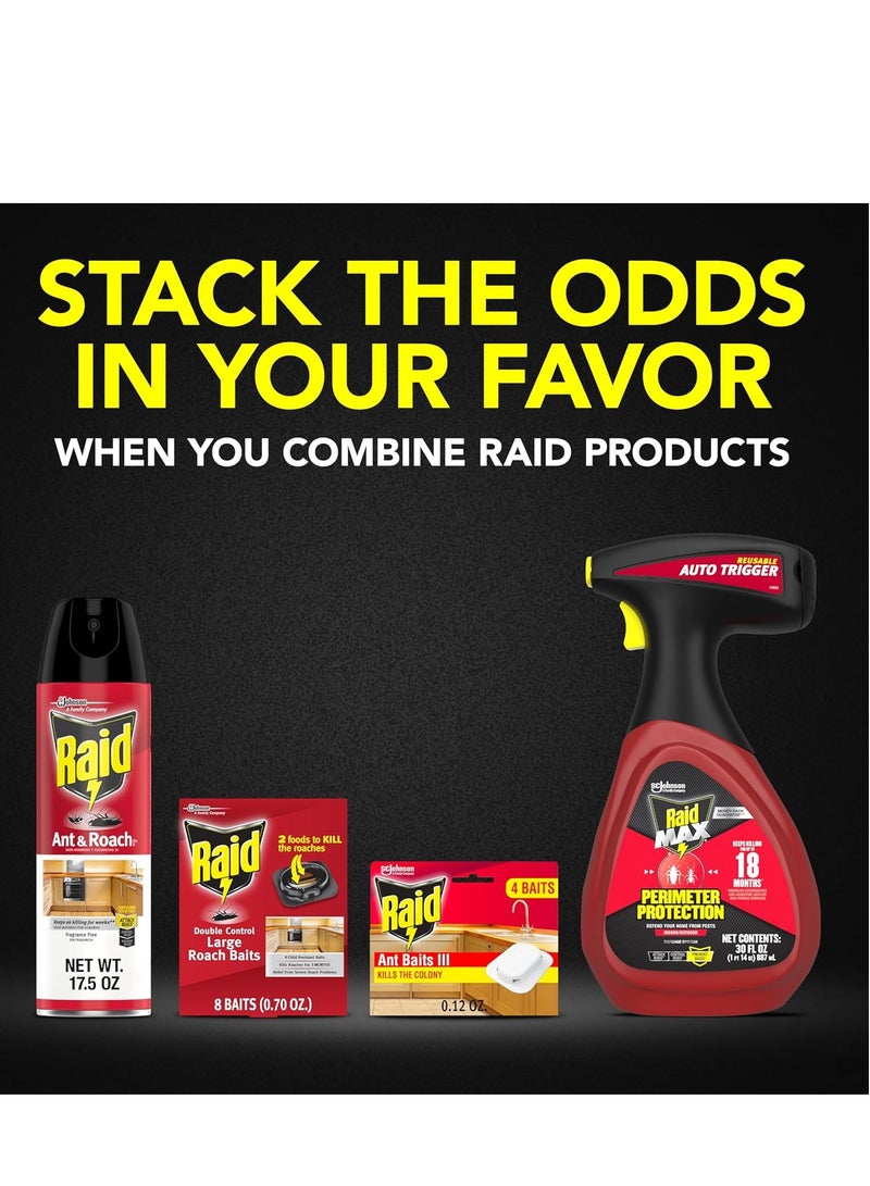 Raid Ant Killer Baits, Child Resistant Bug Killer for Indoor Home Use, 0.24 Oz, 8 Count - Image 5