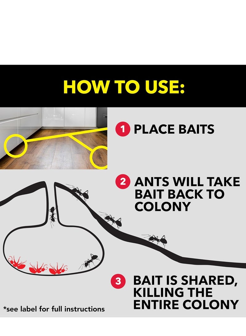 Raid Ant Killer Baits, Child Resistant Bug Killer for Indoor Home Use, 0.24 Oz, 8 Count - Image 4