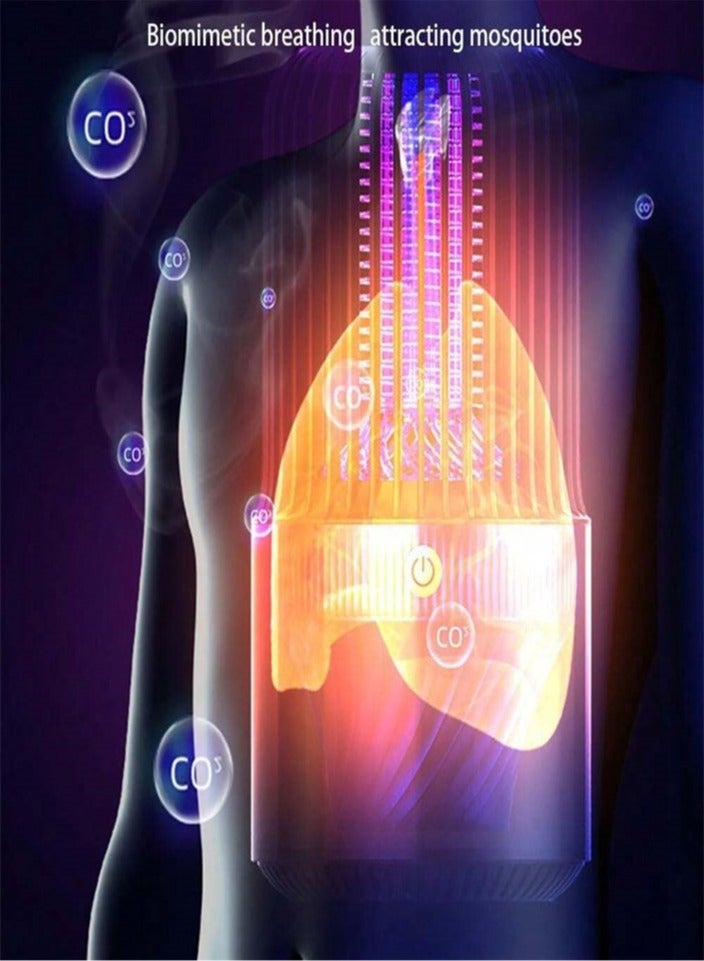 Electronic Mosquito Killer, Usb Charging, 360 Degree Surround Suction, Suitable For Home, Garage, Outdoor, Travel, Fishing - Image 3