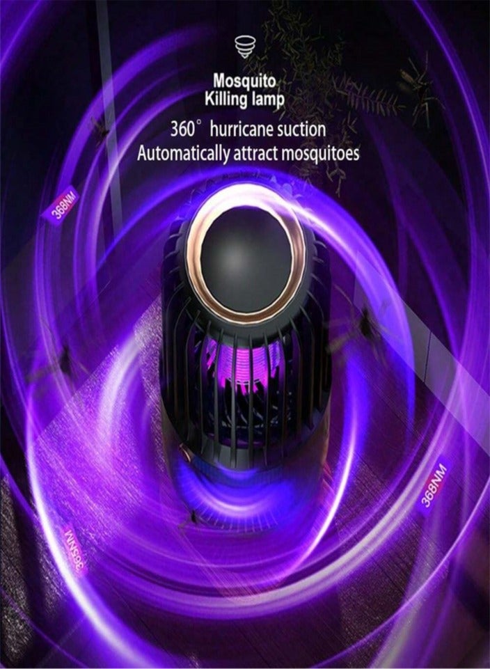 Electronic Mosquito Killer, Usb Charging, 360 Degree Surround Suction, Suitable For Home, Garage, Outdoor, Travel, Fishing - Image 4