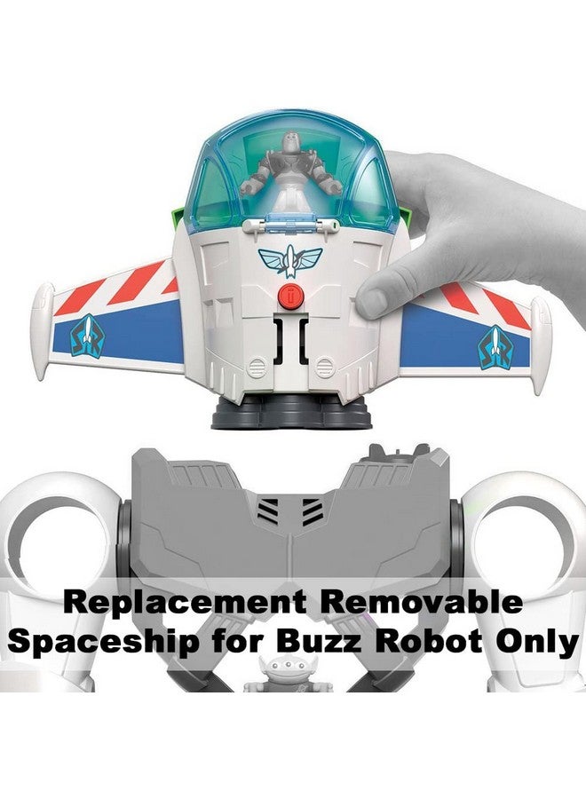 Imaginext Replacement Parts Toy Story 4 Buzz Lightyear Robot - GBG65 ~ Replacement Removable Spaceship for Buzz Robot - Image 5