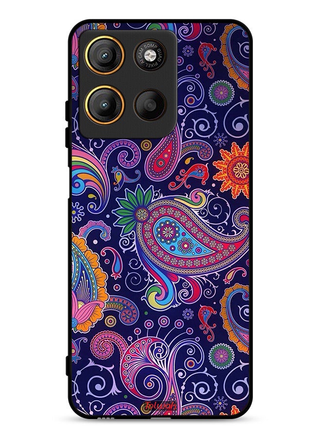 Tolwak Motorola Moto G15 Protective Case Cover Mandala Art Pattern