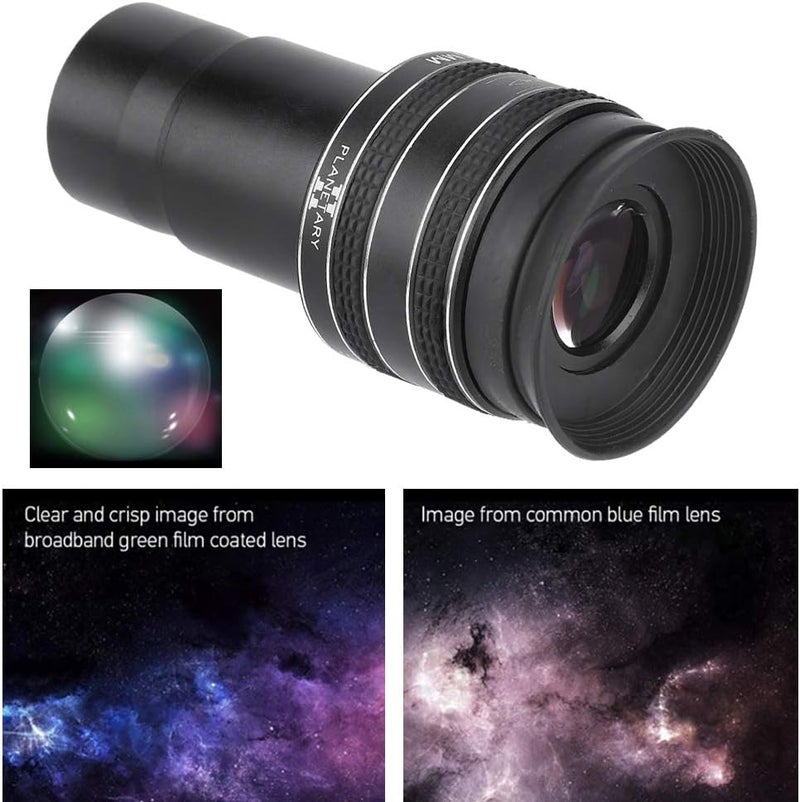 125inch. 58 Degree Planetary Eyepiece, Telescope Eyepiece for Astronomy, Magnification 25mm. Eyepiece with Multilayer Coated Green Lens, Rotatable Rubber Eye - Image 2