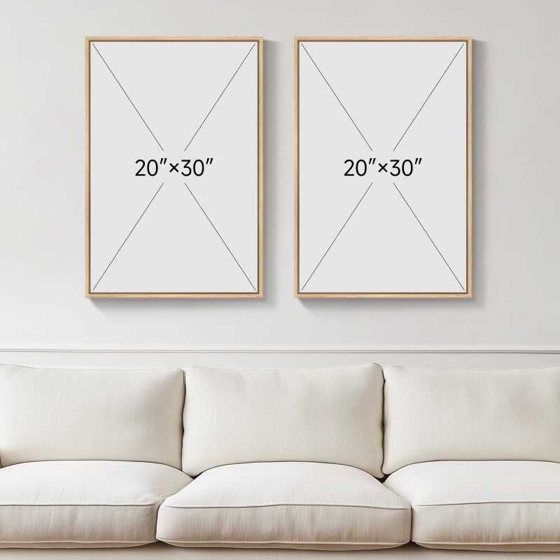 Cuspin Large Framed Neutral Abstract Wall Art for Living Room, 2 Piece Tan and Cream Beige Canvas Prints Paintings Artwork for Walls, Woman Silhouette Big Pictures for Bedroom Dining Room Office Wall Decor - Image 3