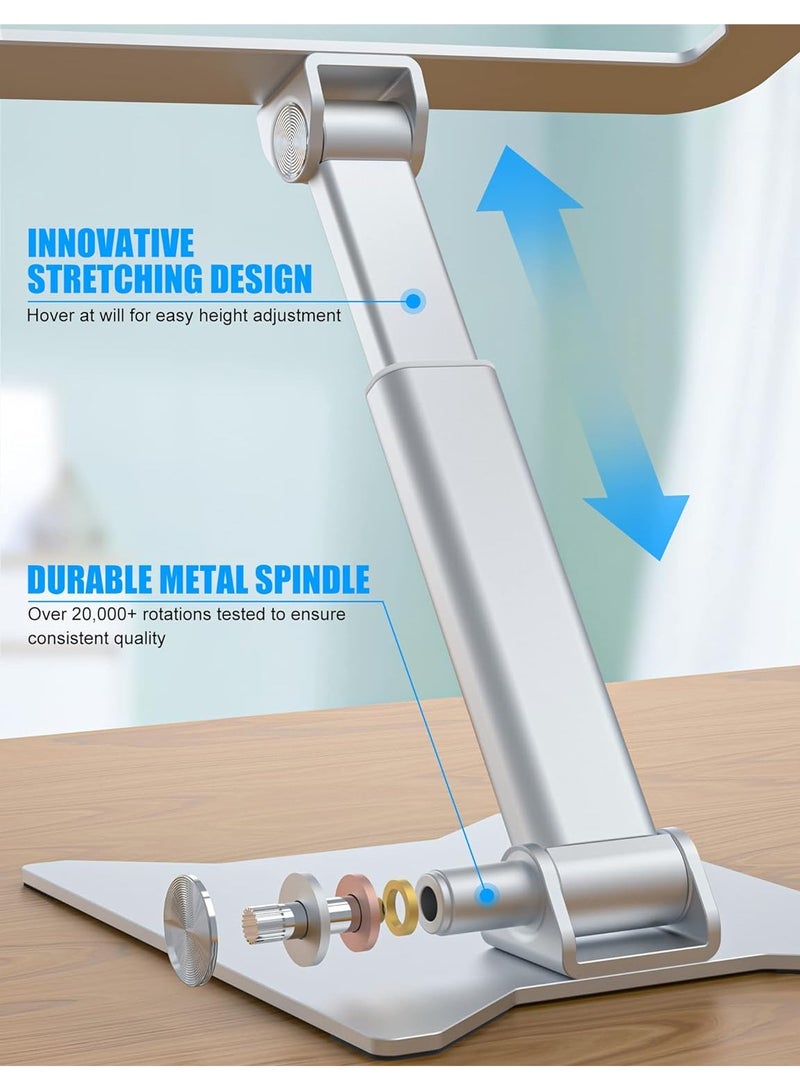 Adjustable Aluminum Laptop Stand Ergonomic Desk Riser for Stable Support, Ideal for Standing Desks, Compatible with Laptop Notebook MacBook Air Pro - Image 5